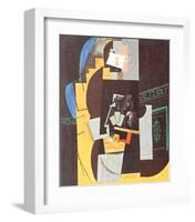 Card Player-Pablo Picasso-Framed Art Print