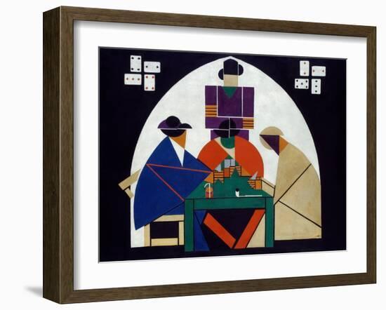 Card Players, 1916-1917-Theo Van Doesburg-Framed Giclee Print