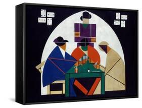 Card Players, 1916-1917-Theo Van Doesburg-Framed Stretched Canvas