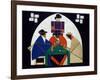 Card Players, 1916-1917-Theo Van Doesburg-Framed Giclee Print