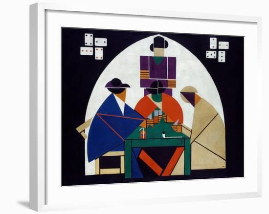 Card Players, 1916-1917-Theo Van Doesburg-Framed Giclee Print