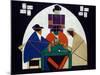 Card Players, 1916-1917-Theo Van Doesburg-Mounted Giclee Print