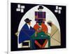 Card Players, 1916-1917-Theo Van Doesburg-Framed Giclee Print