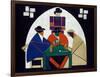 Card Players, 1916-1917-Theo Van Doesburg-Framed Giclee Print