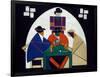 Card Players, 1916-1917-Theo Van Doesburg-Framed Giclee Print