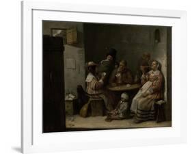 Card Players, c.1645-Joos Van Craesbeeck-Framed Giclee Print