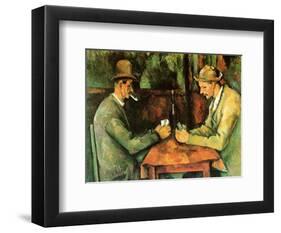 Card Players, c.1890-Paul Cézanne-Framed Art Print