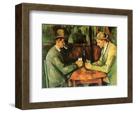 Card Players, c.1890-Paul Cézanne-Framed Art Print