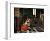 Card Players in an Opulent Interior-Pieter de Hooch-Framed Premium Giclee Print