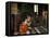 Card Players in an Opulent Interior-Pieter de Hooch-Framed Stretched Canvas