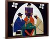 Card Players-Theo Van Doesburg-Framed Giclee Print