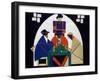 Card Players-Theo Van Doesburg-Framed Giclee Print