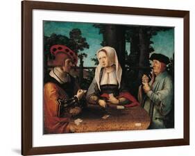 Card Players-Lucas Van Leyden-Framed Art Print