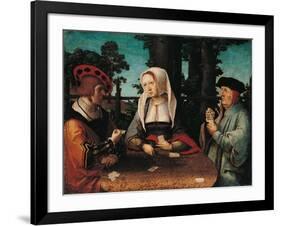 Card Players-Lucas Van Leyden-Framed Art Print