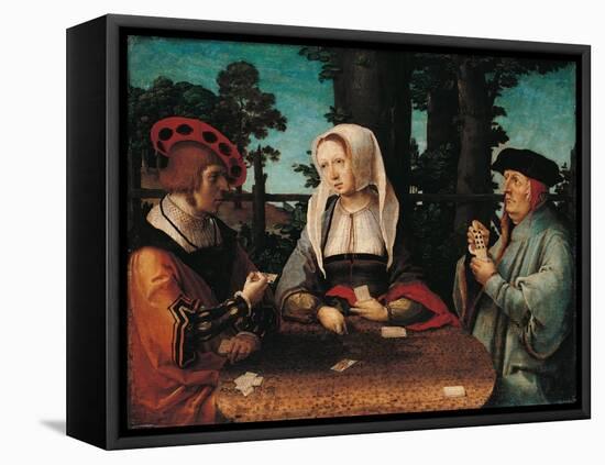 Card Players-Lucas Van Leyden-Framed Stretched Canvas