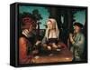 Card Players-Lucas Van Leyden-Framed Stretched Canvas