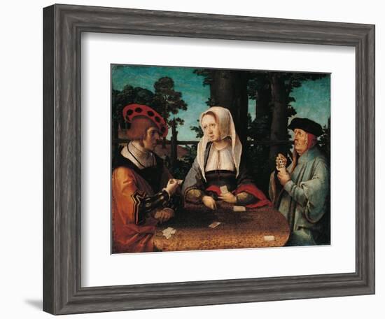 Card Players-Lucas Van Leyden-Framed Art Print