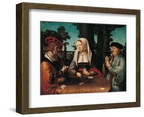 Card Players-Lucas Van Leyden-Framed Art Print