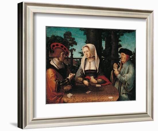 Card Players-Lucas Van Leyden-Framed Art Print