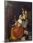 Card Players-Pieter de Hooch-Mounted Giclee Print