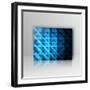 Card with Abstract Geometrical Background-Tarchyshnik Andrei-Framed Art Print