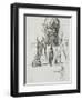 Cardboard 75. Sheet of Studies for "Salome Dancing"-Gustave Moreau-Framed Giclee Print