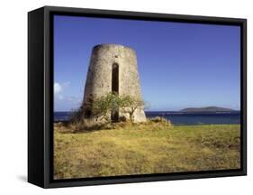 Carden Plantation Sugar Mill on Teague Bay, St. Croix, US Virgin Islands-Alison Jones-Framed Stretched Canvas
