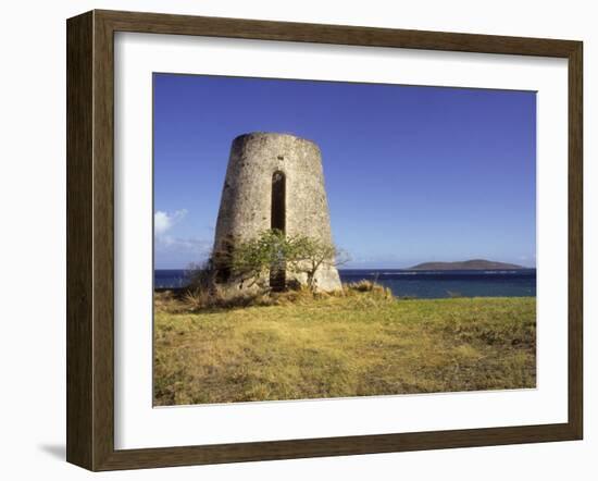 Carden Plantation Sugar Mill on Teague Bay, St. Croix, US Virgin Islands-Alison Jones-Framed Photographic Print