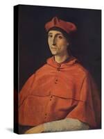 'Cardenal Scarramuccia Trivulzio', (Portrait of a cardinal), c1510, (c1934)-Raphael-Stretched Canvas