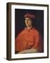 'Cardenal Scarramuccia Trivulzio', (Portrait of a cardinal), c1510, (c1934)-Raphael-Framed Giclee Print