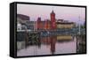 Cardiff Bay, Cardiff, Wales, United Kingdom, Europe-Billy Stock-Framed Stretched Canvas