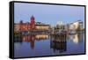 Cardiff Bay, Cardiff, Wales, United Kingdom, Europe-Billy Stock-Framed Stretched Canvas