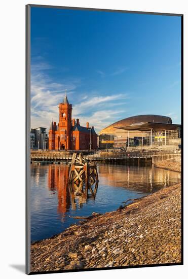 Cardiff Bay, Cardiff, Wales-Billy Stock-Mounted Photographic Print