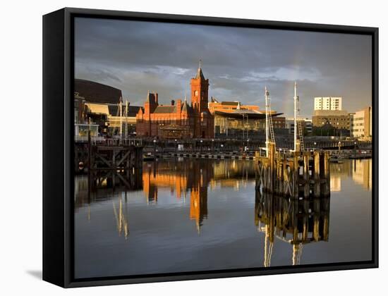 Cardiff Bay, Wales, United Kingdom, Europe-Richard Cummins-Framed Stretched Canvas