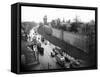 Cardiff Castle, 15th February 1955-Stephens-Framed Stretched Canvas