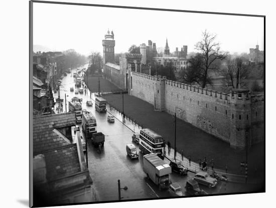 Cardiff Castle, 15th February 1955-Stephens-Mounted Photographic Print