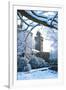 Cardiff Castle, Bute Park in snow, Cardiff, Wales, United Kingdom, Europe-Billy Stock-Framed Photographic Print