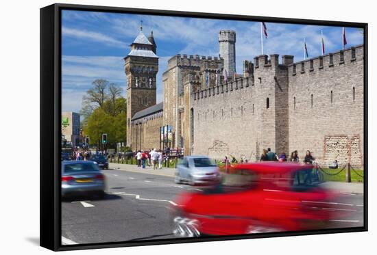 Cardiff Castle, Cardiff, Wales, United Kingdom, Europe-Billy Stock-Framed Stretched Canvas