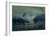 Cardiff Docks, 1896-Lionel Walden-Framed Giclee Print