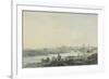 Cardiff from the South, C.1789-Julius Caesar Ibbetson-Framed Giclee Print