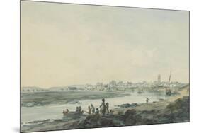 Cardiff from the South, C.1789-Julius Caesar Ibbetson-Mounted Giclee Print