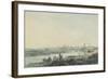 Cardiff from the South, C.1789-Julius Caesar Ibbetson-Framed Giclee Print