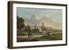 Cardiff from the West (Oil on Canvas)-Alexander Wilson-Framed Giclee Print