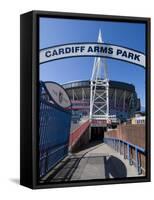 Cardiff Millennium Stadium at Cardiff Arms Park, Cardiff, Wales, United Kingdom, Europe-Ethel Davies-Framed Stretched Canvas