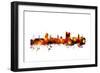 Cardiff Wales Skyline-Michael Tompsett-Framed Art Print