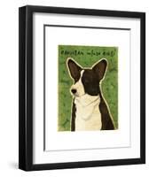 Cardigan Welsh Corgi-John W^ Golden-Framed Art Print