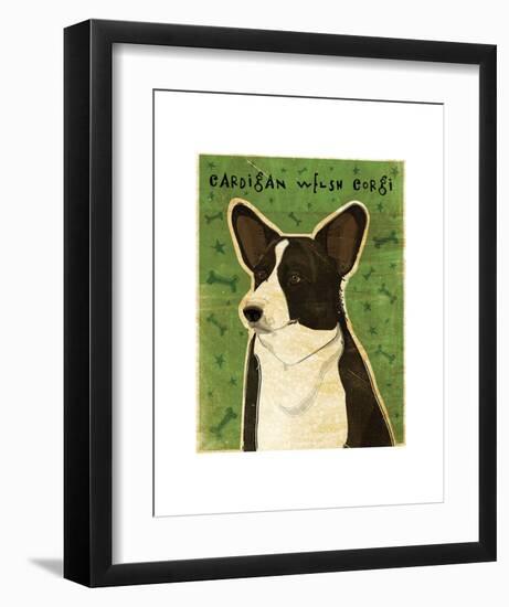 Cardigan Welsh Corgi-John W^ Golden-Framed Art Print