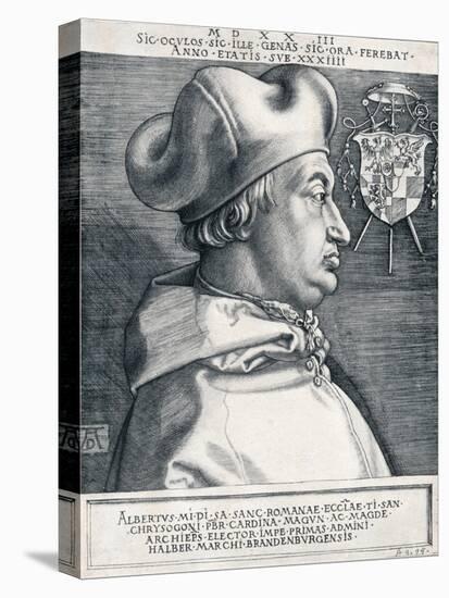 Cardinal Albrecht of Brandenburg (The Great Cardinal), 1523-Albrecht Dürer-Stretched Canvas