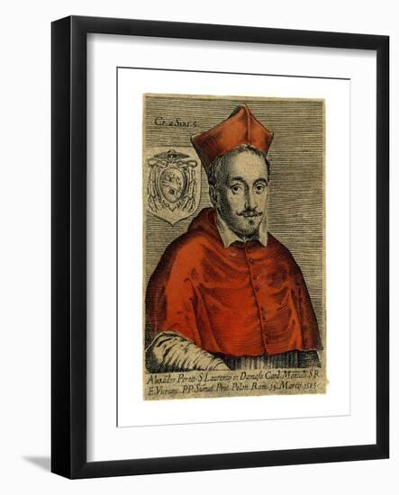 Cardinal Alexander Perett, 1585-null-Framed Giclee Print