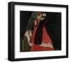 Cardinal and Nun (Caress)-Egon Schiele-Framed Art Print